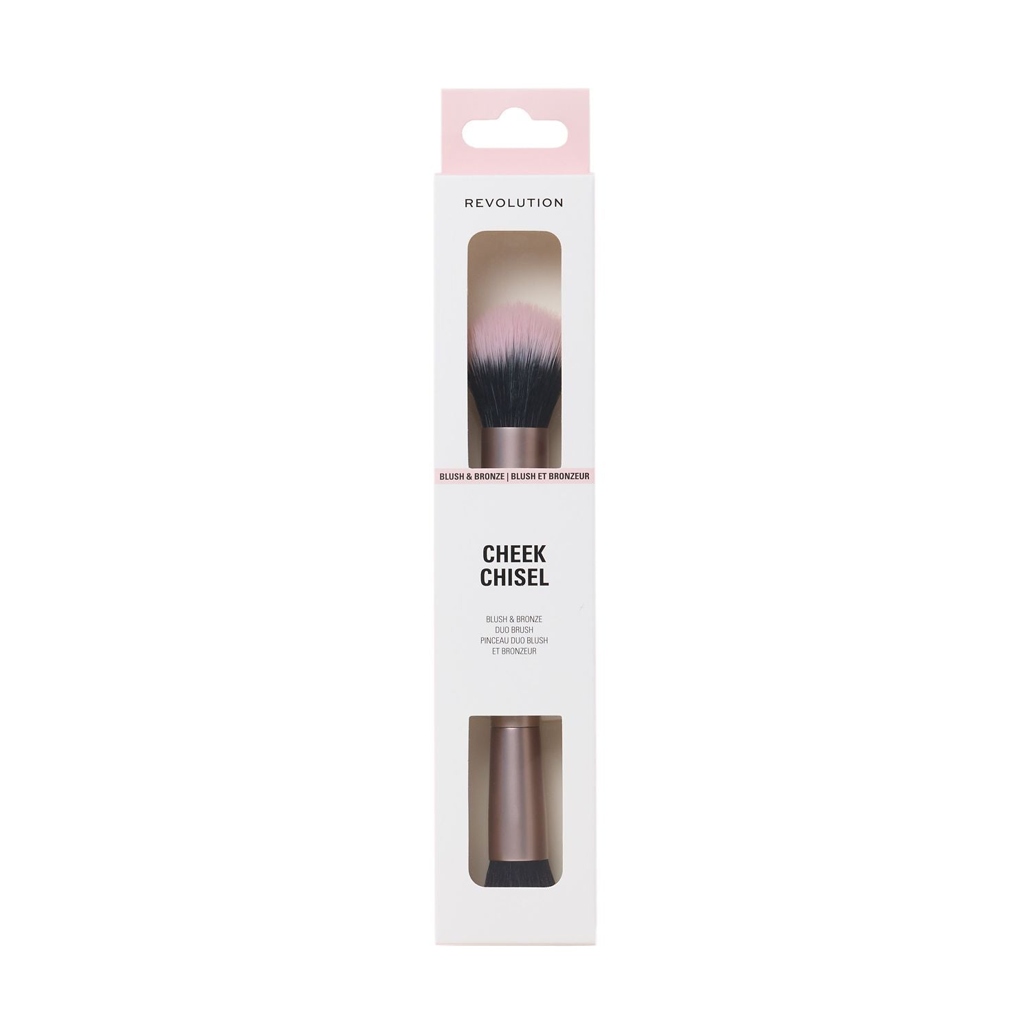 Revolution Cheek Chisel Duo Brush - British product