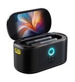 Ikarao Shell S1 smart multimedia speaker with touchscreen and microphones, imported from the UK