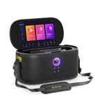 Ikarao Shell S1 smart multimedia speaker with touchscreen and microphones, imported from the UK