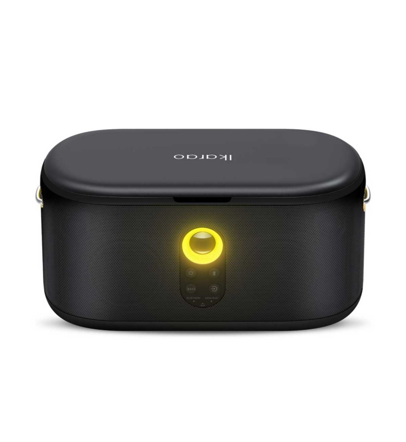 Ikarao Shell S1 smart multimedia speaker with touchscreen and microphones, imported from the UK