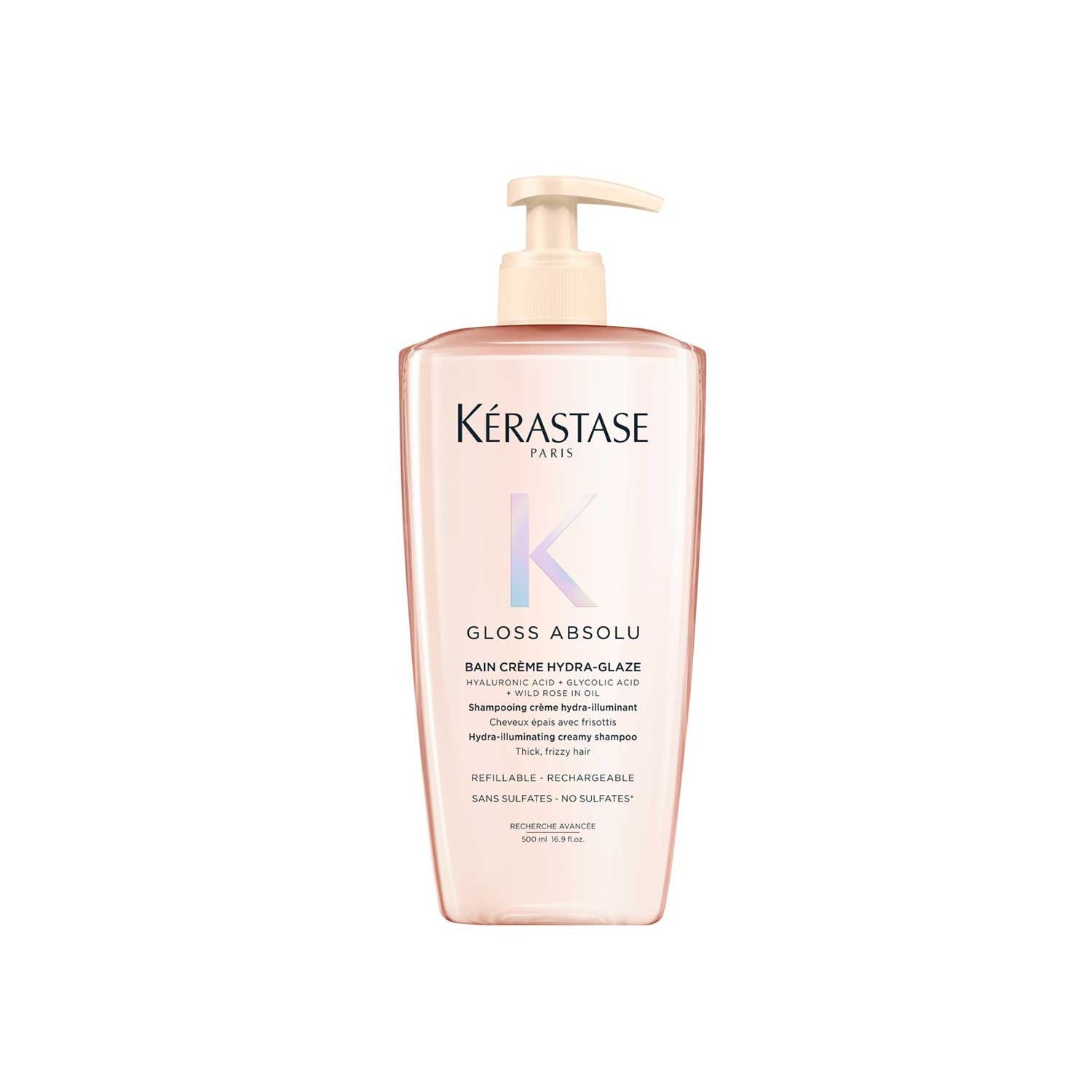 Kerastase Gloss Absolu shampoo for thick frizzy hair 500ml, UK version