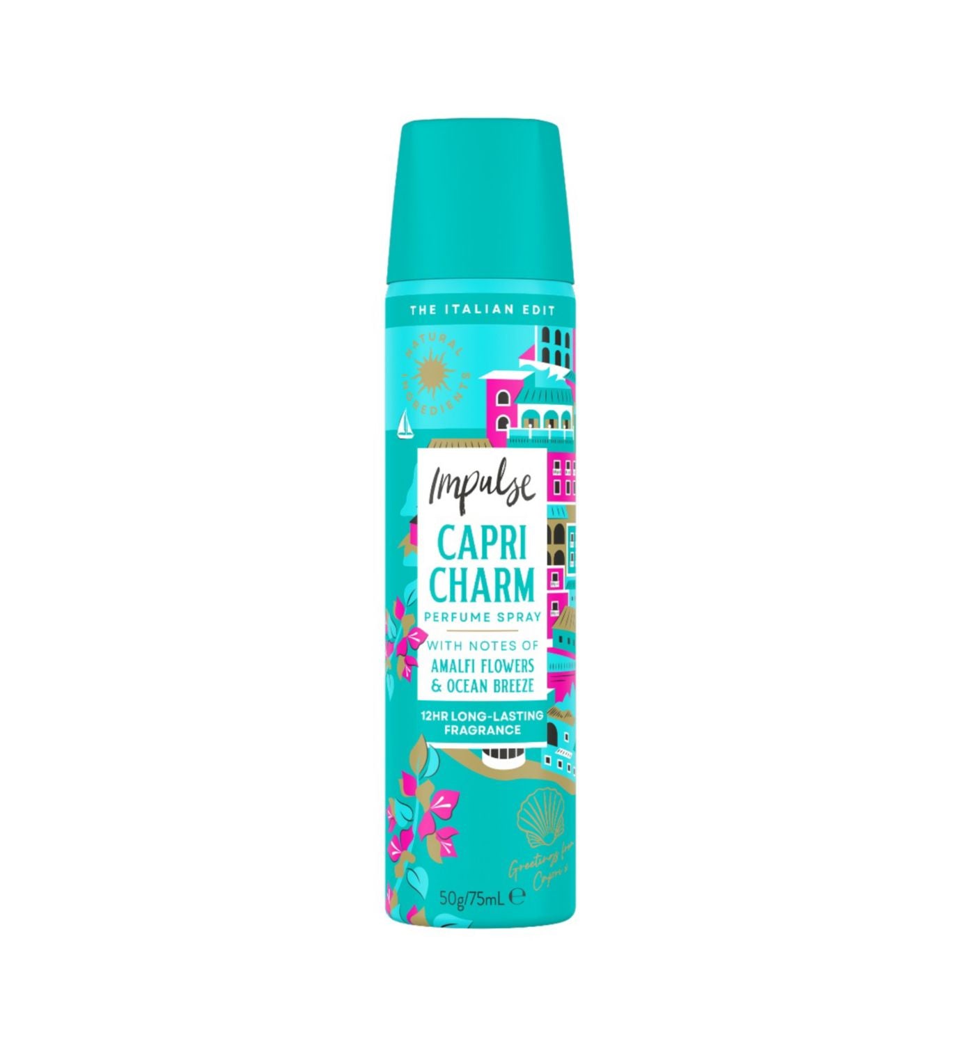 Impulse Capri Charm body spray 75ml (British brand)