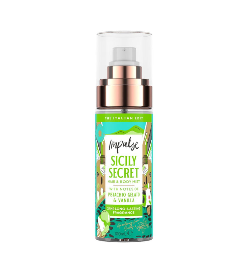 Impulse Sicily Secret hair and body mist 100ml - British product