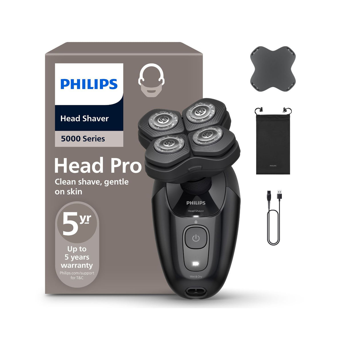 Philips head shaver Pro 5000 series - British product