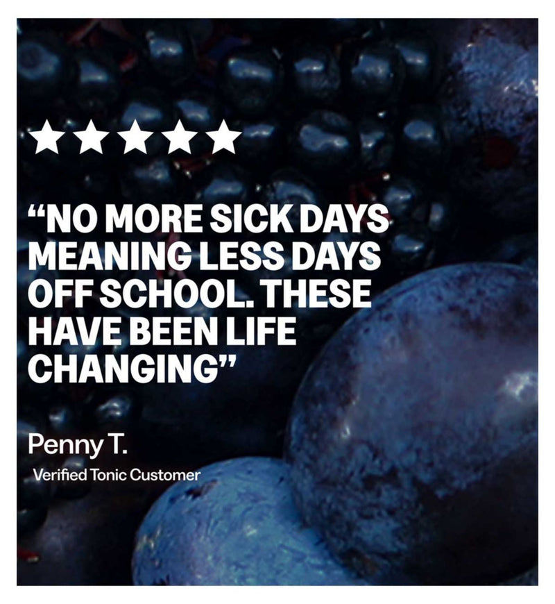 Tonic Kids Immunity Gummies Wild Berry 30 (British brand)