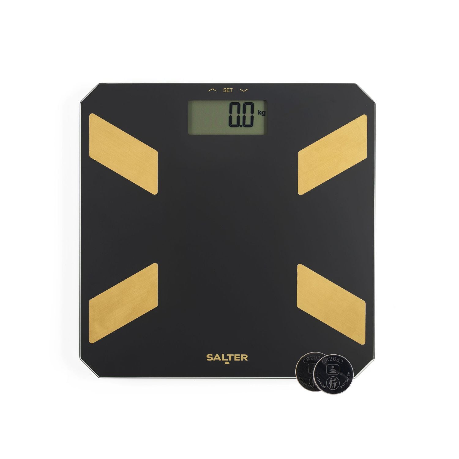 Salter glass analyser scale black, UK version
