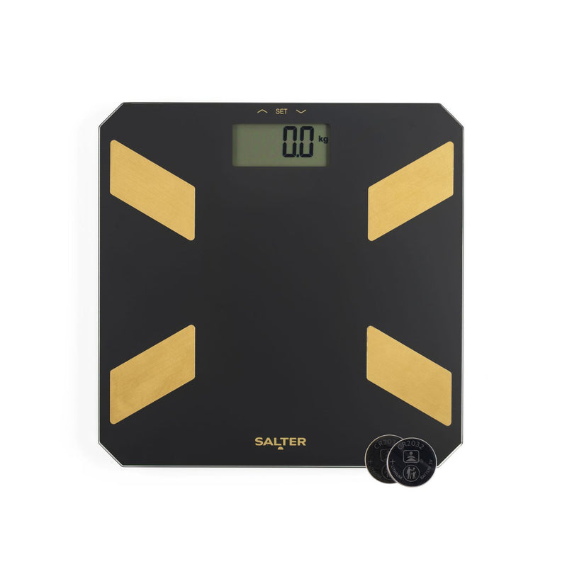 Salter glass analyser scale black, UK version