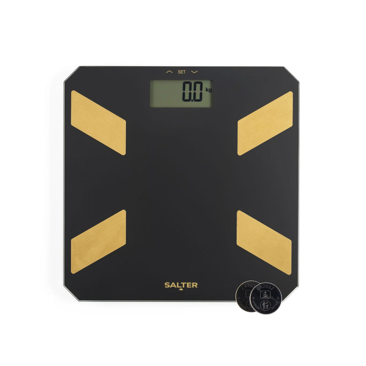 Salter glass analyser scale black, UK version
