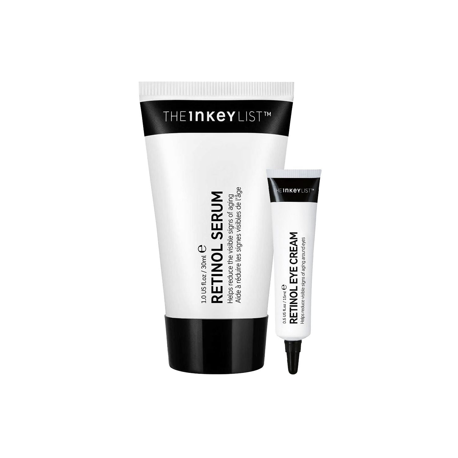 The INKEY List retinol bundle serum and eye cream - British product