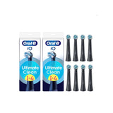 Oral-B iO Ultimate Clean Black toothbrush heads 8 pack (British brand)