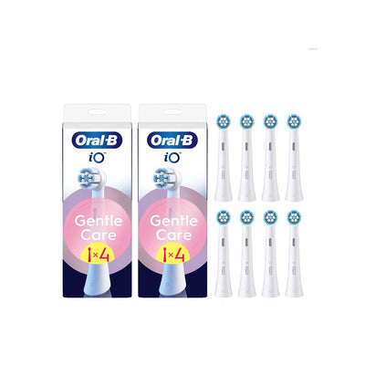 Boots Oral-B iO Gentle Care White Toothbrush Heads 8 Pack- Buy online at McGrocer