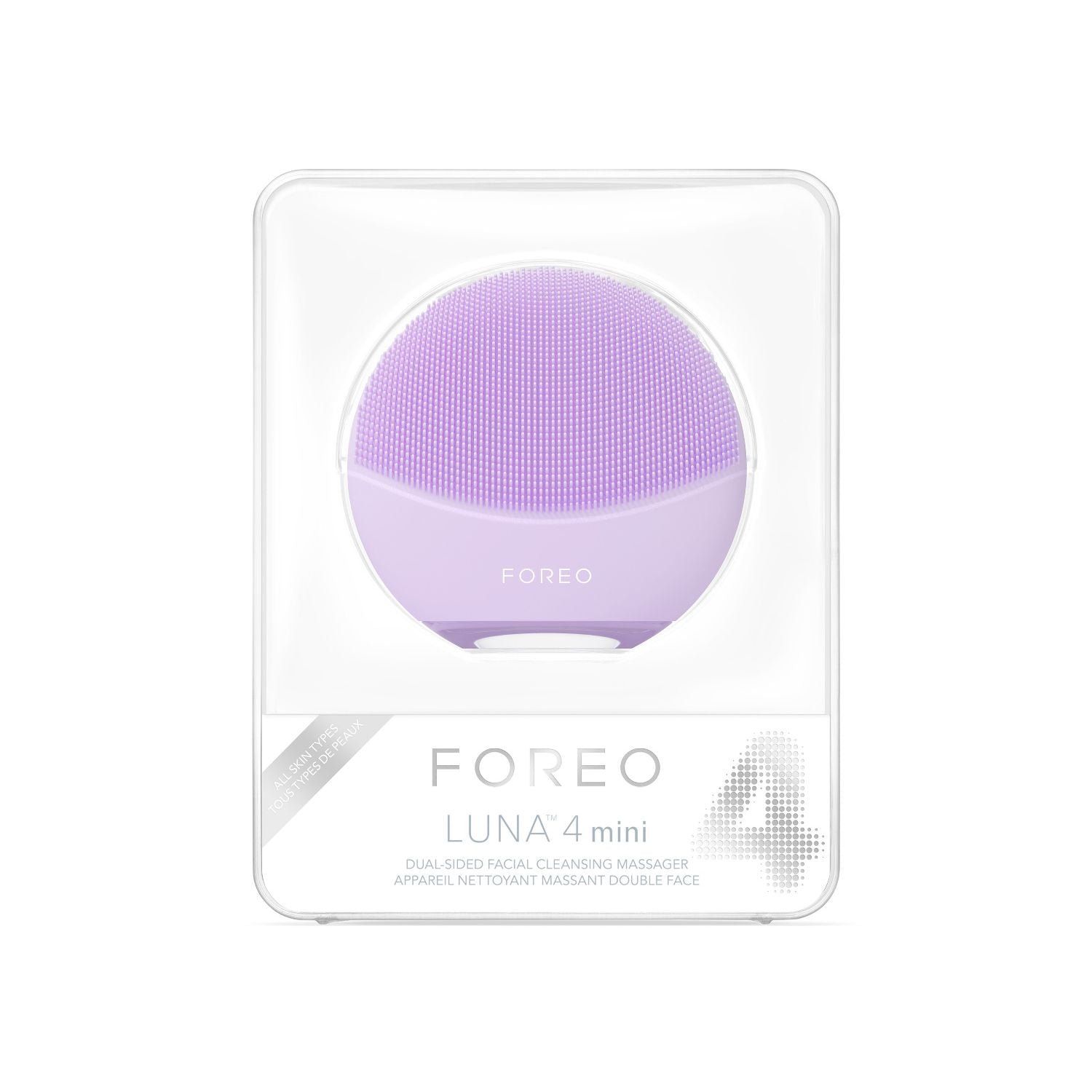Foreo facial cleansing device Lavender, imported from the UK