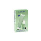Caudalie Vinopure serum and gel cleanser set, imported from the UK