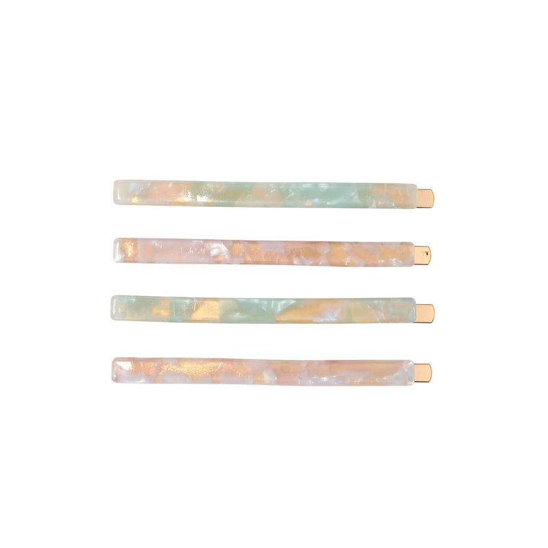 Boots marble white and green slides UK size 4 - British product