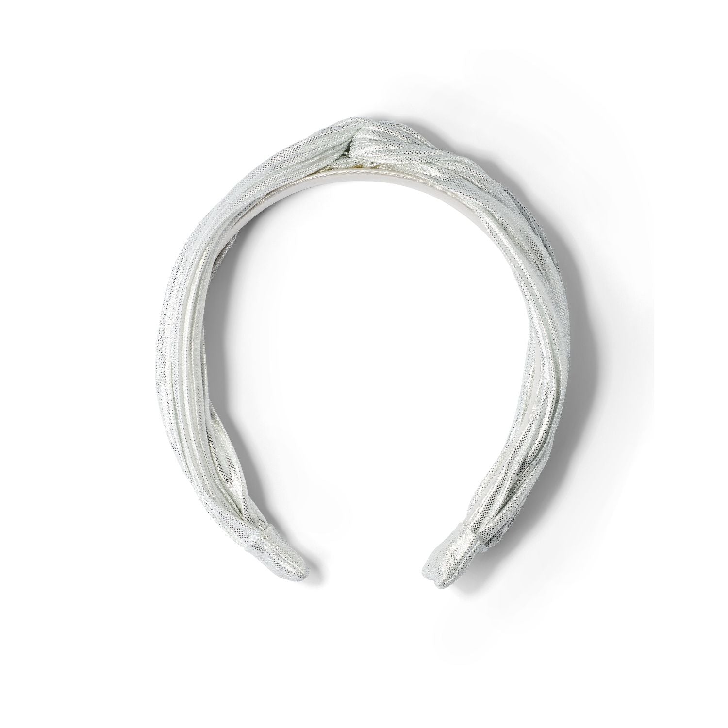 Boots fabric headband silver, imported from the UK