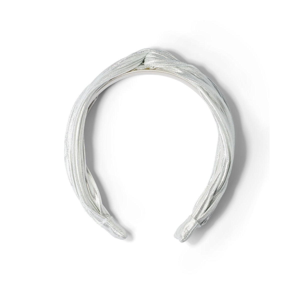 Boots fabric headband silver, imported from the UK