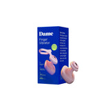 Dame Fin 2.0 finger vibrator in Quartz - British product