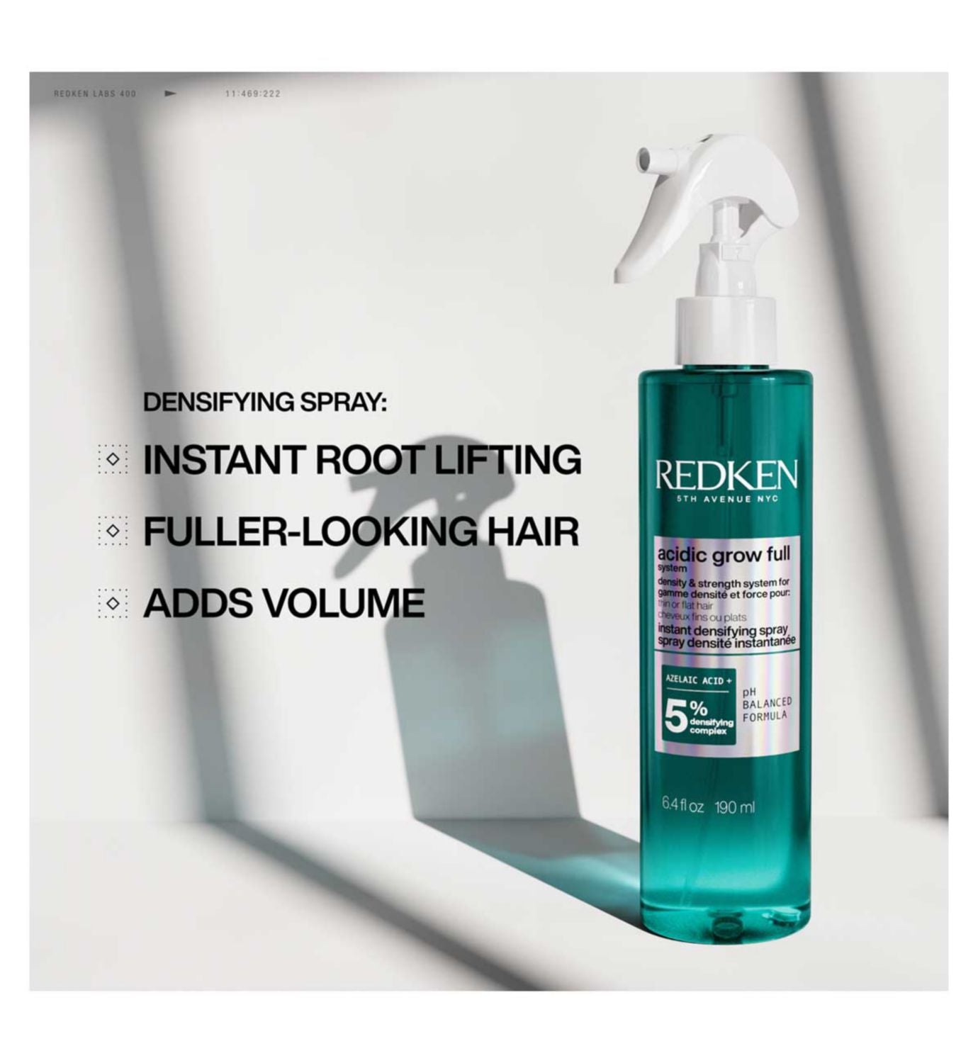 Redken densifying spray Acidic Grow Full System 190ml, UK version