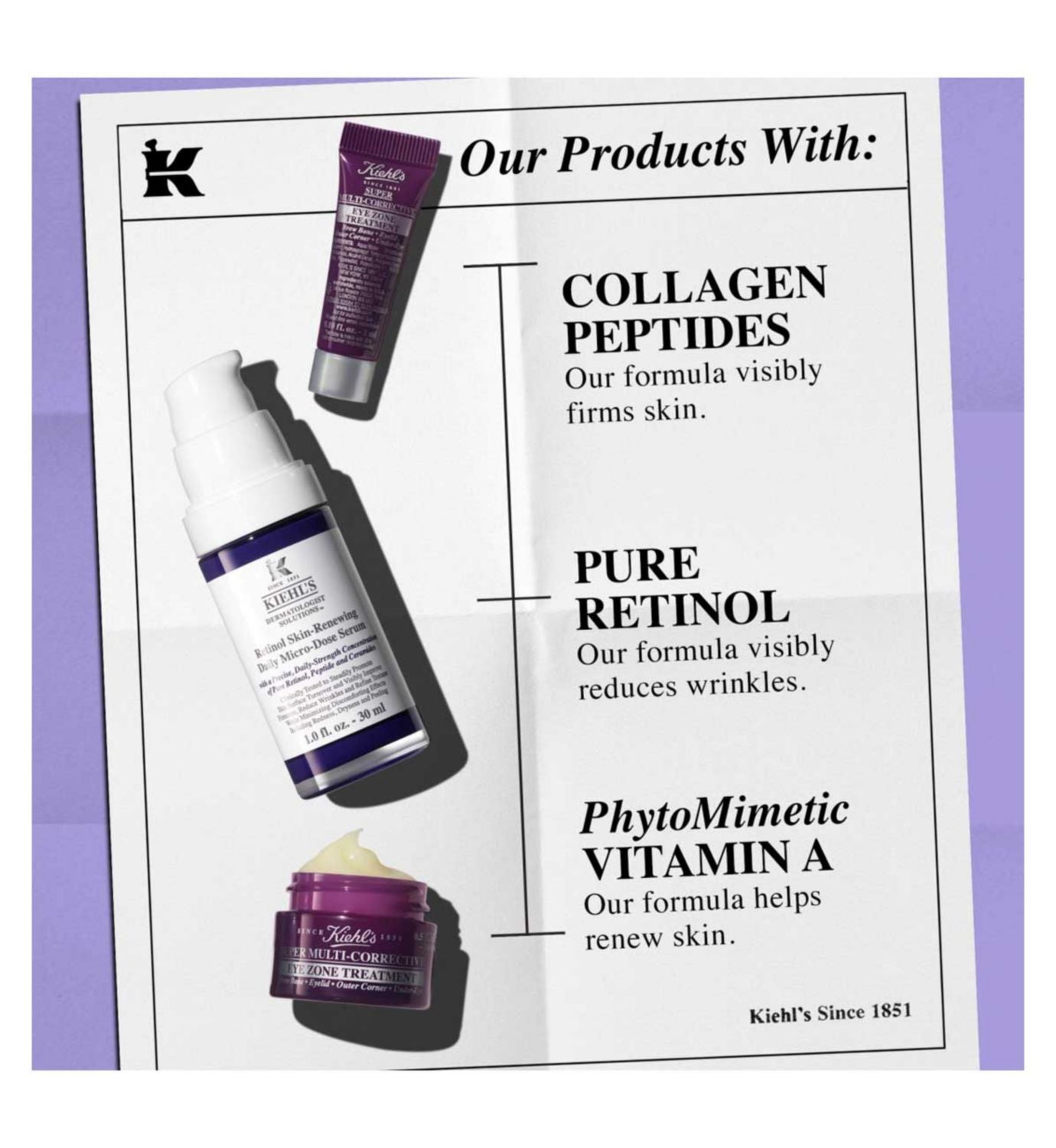 Kiehl's anti-ageing preparations set for men, UK version