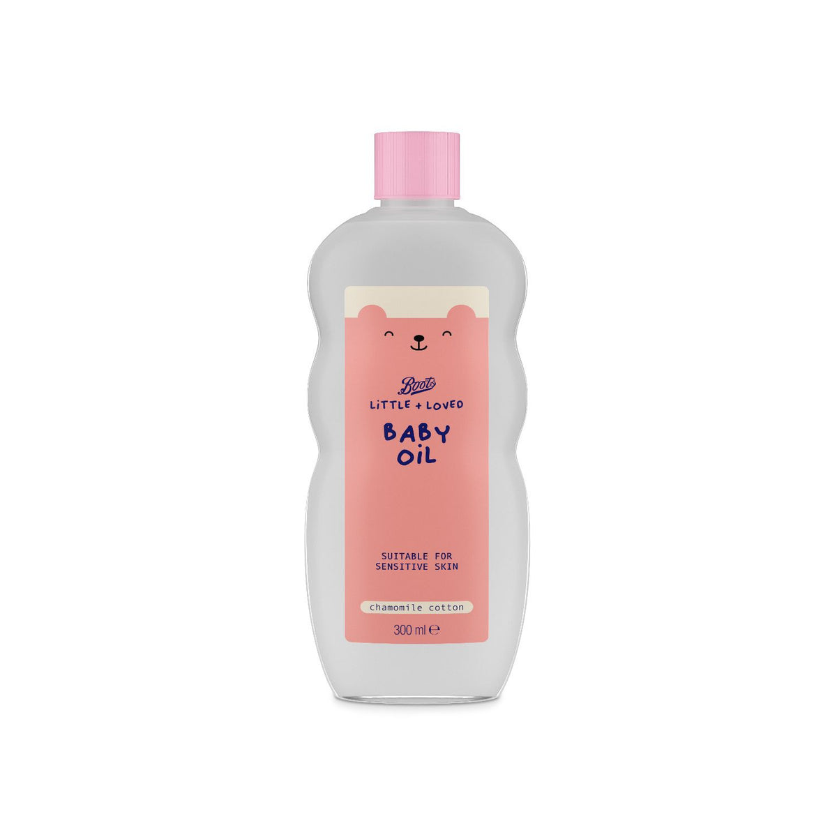 Boots Little+Loved baby oil 300ml, UK version