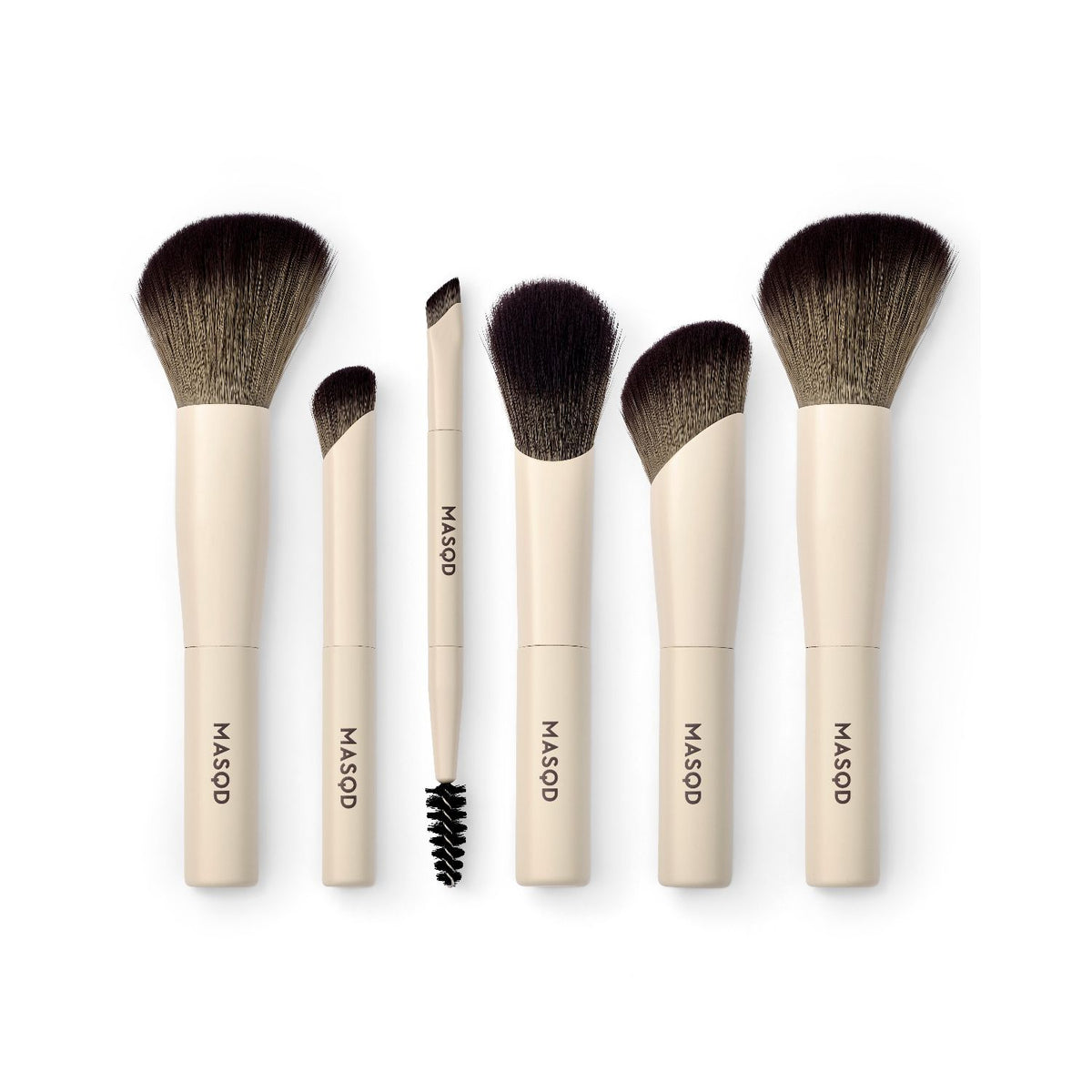 MASQD Travel Set 6 Pack makeup brushes (British brand)