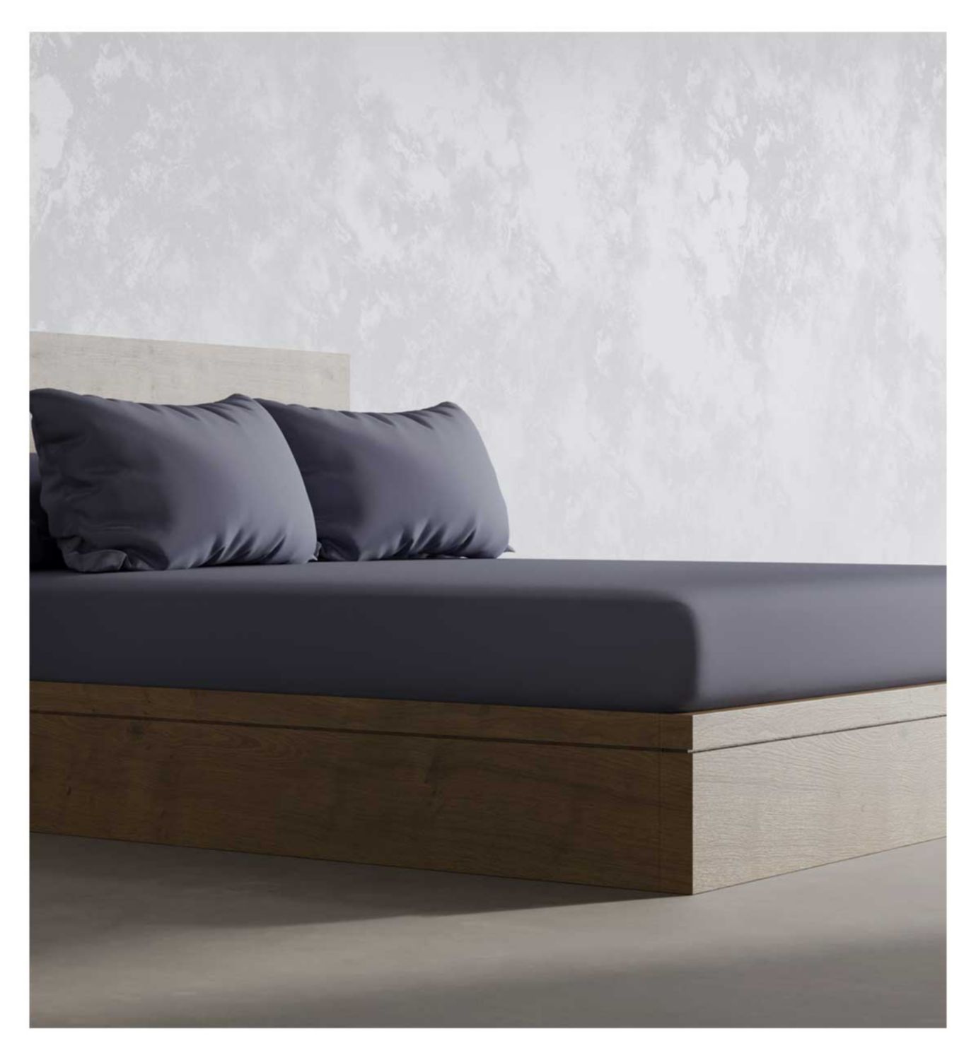 Panda bamboo bedding set Urban Grey King, UK version