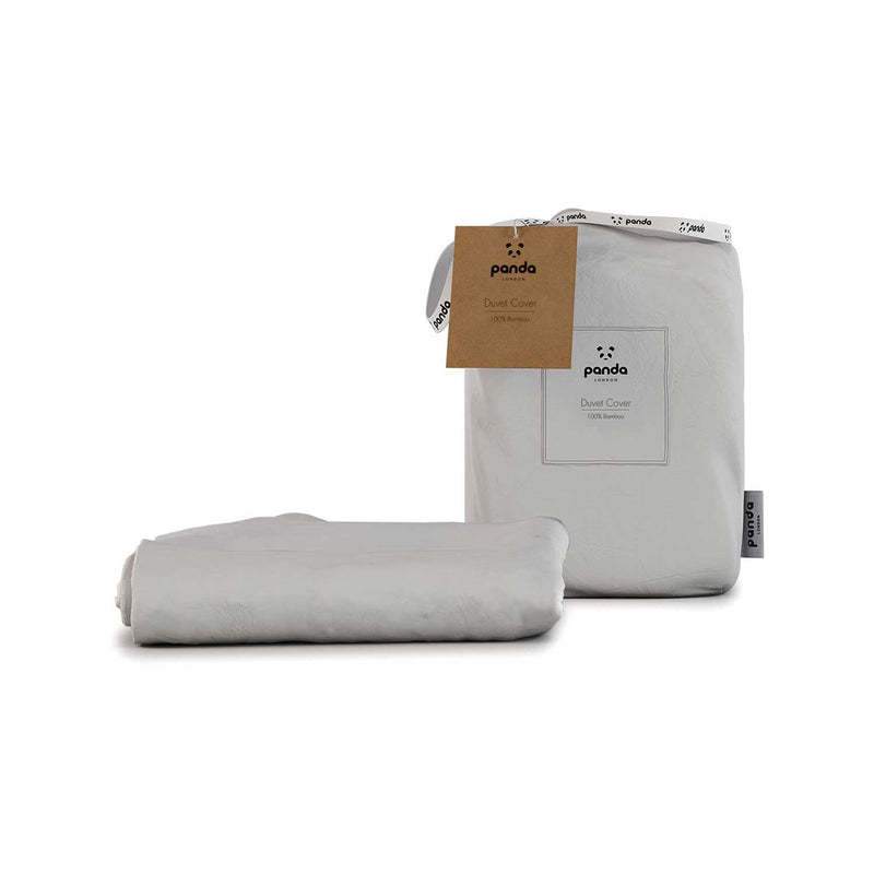 Panda duvet cover pure white king - British product