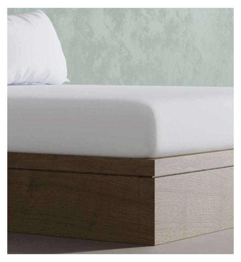 Panda 100% bamboo fitted sheet pure white king, UK version