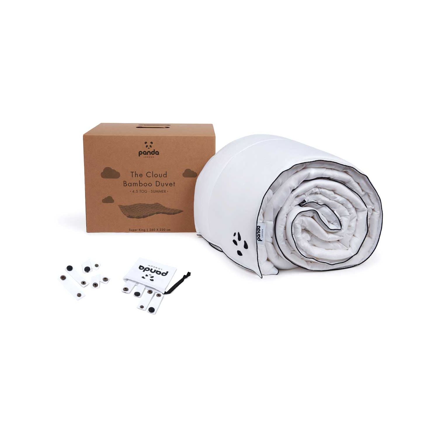 Panda bamboo duvet 4.5 tog double - British product