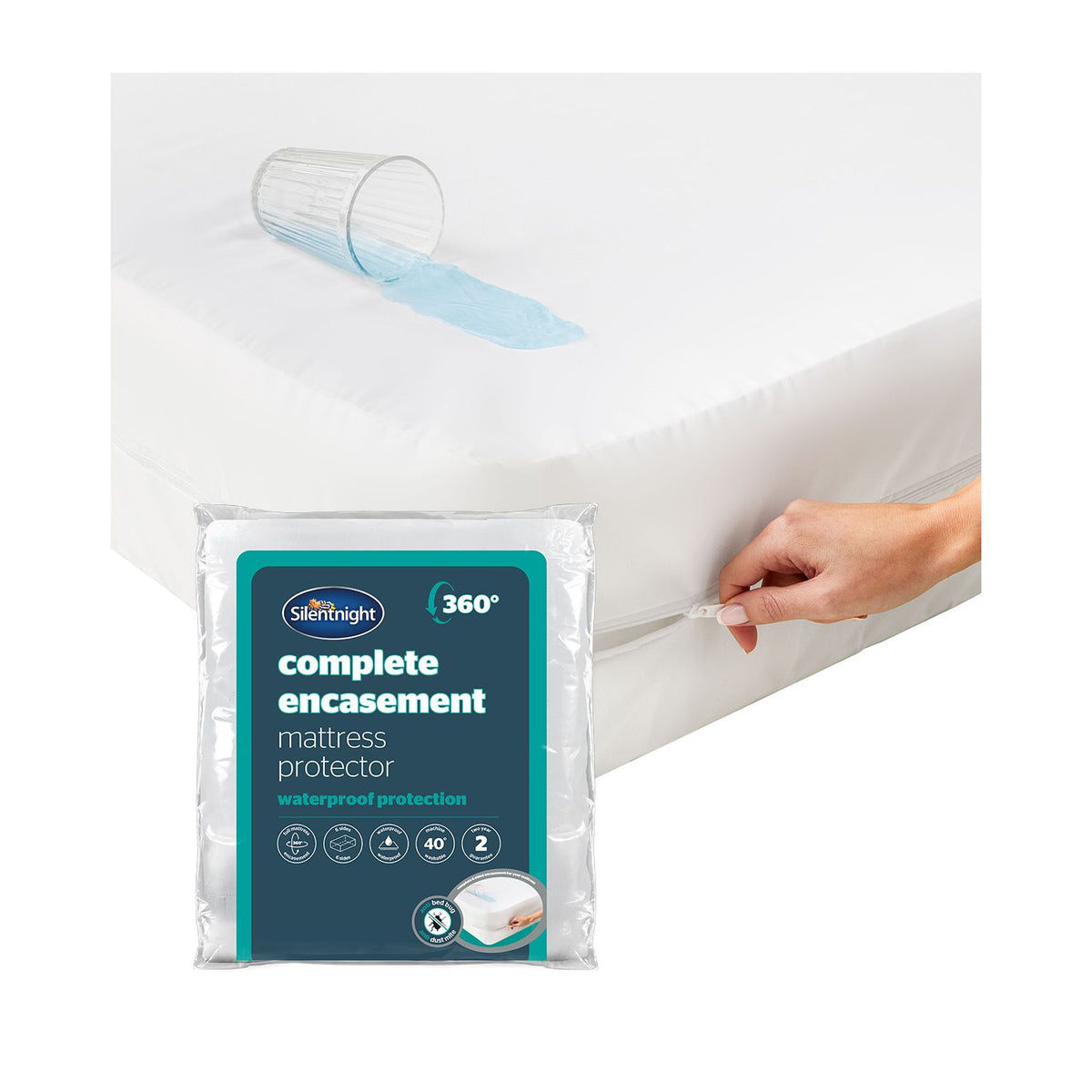 Silentnight Mattress Protector King, imported from the UK