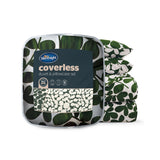 Silentnight coverless duvet set leaf print double - British product
