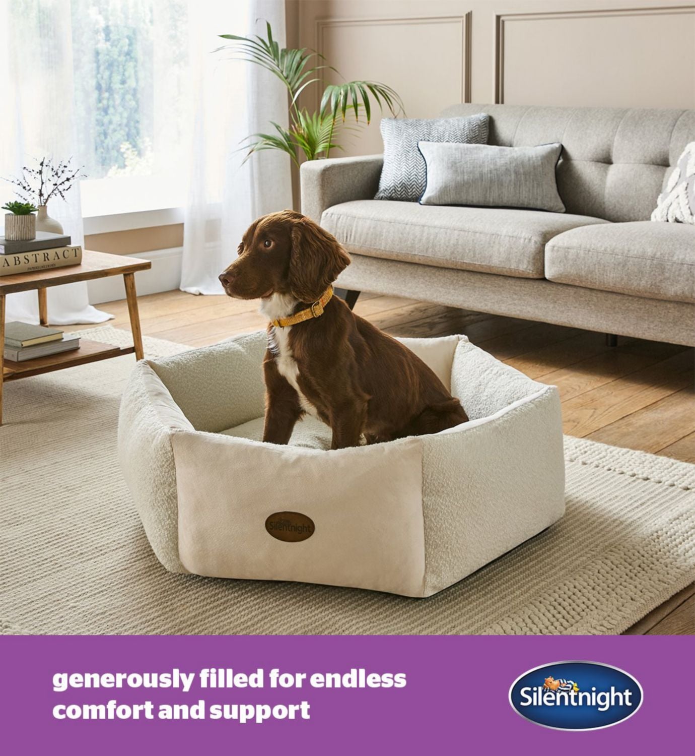 Silentnight donut pet bed natural small - British product