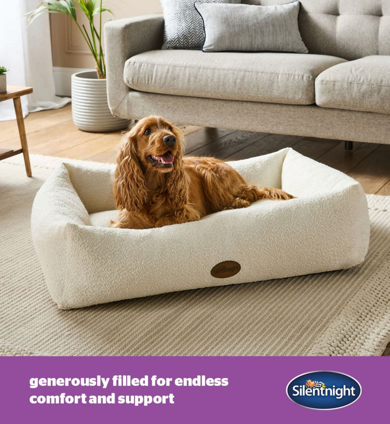 Silentnight Ultimate Deep Sleep Boucle pet bed small, imported from the UK