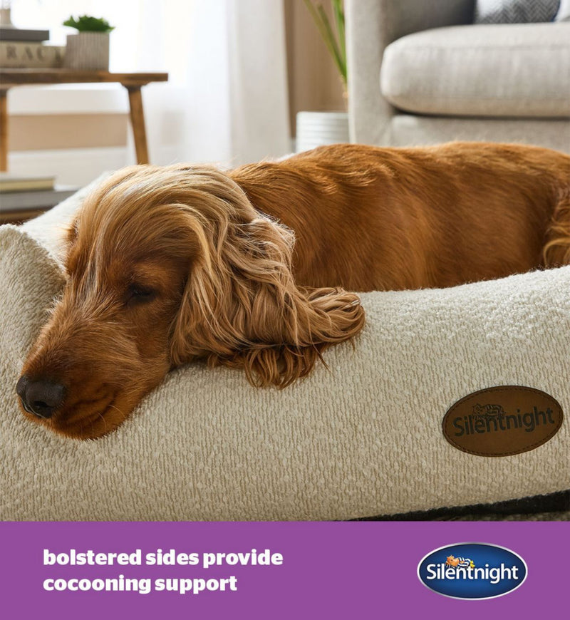 Silentnight Ultimate Deep Sleep Boucle pet bed small, imported from the UK