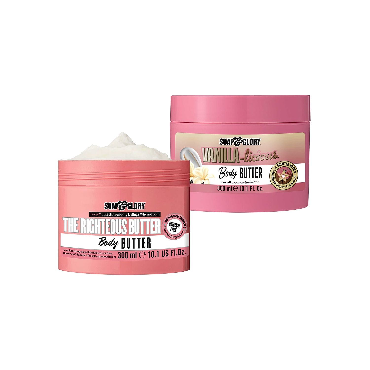 Soap & Glory body butter duo Righteous Vanilla-licious 300ml - British product
