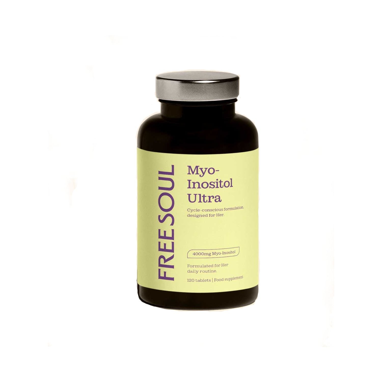 Free Soul Myo-Inositol tablets 120 count (British brand)