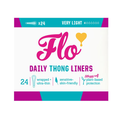 Boots Flo Bamboo Thong Panty Liners Ultra Thin 24 Liners- Buy online at McGrocer