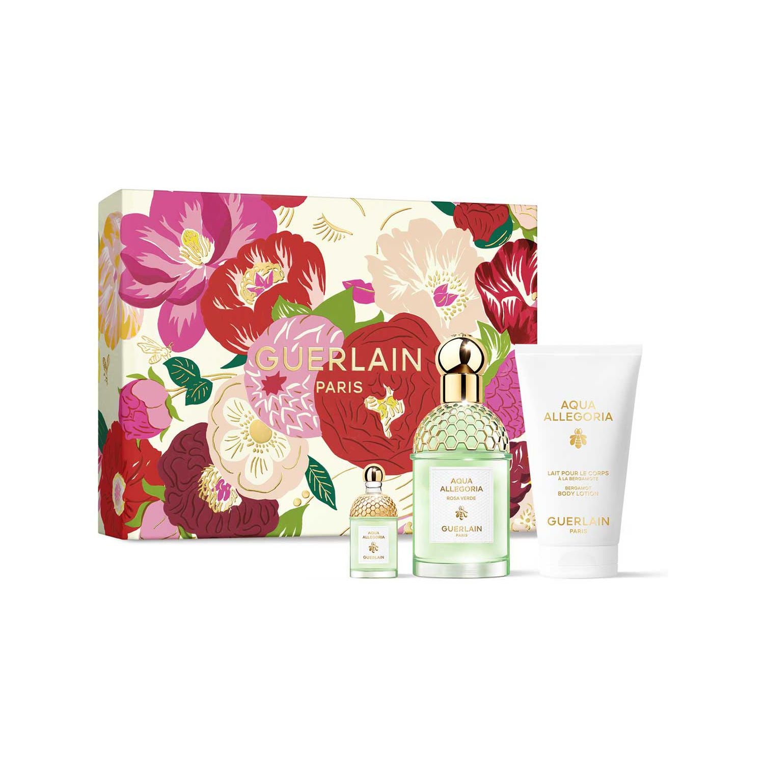 Guerlain Aqua Allegoria Rosa Verde perfume gift set 75ml, imported from the UK