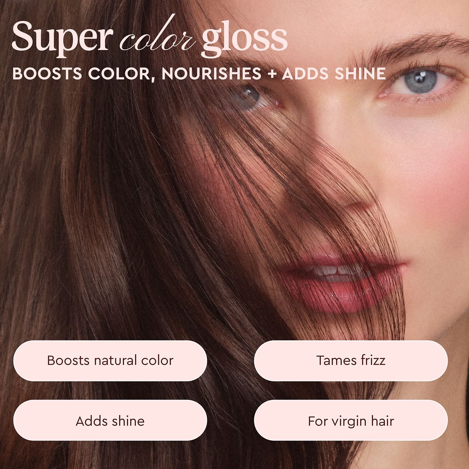 Glaze Supergloss Teddy Brown hair gloss 190ml, UK version