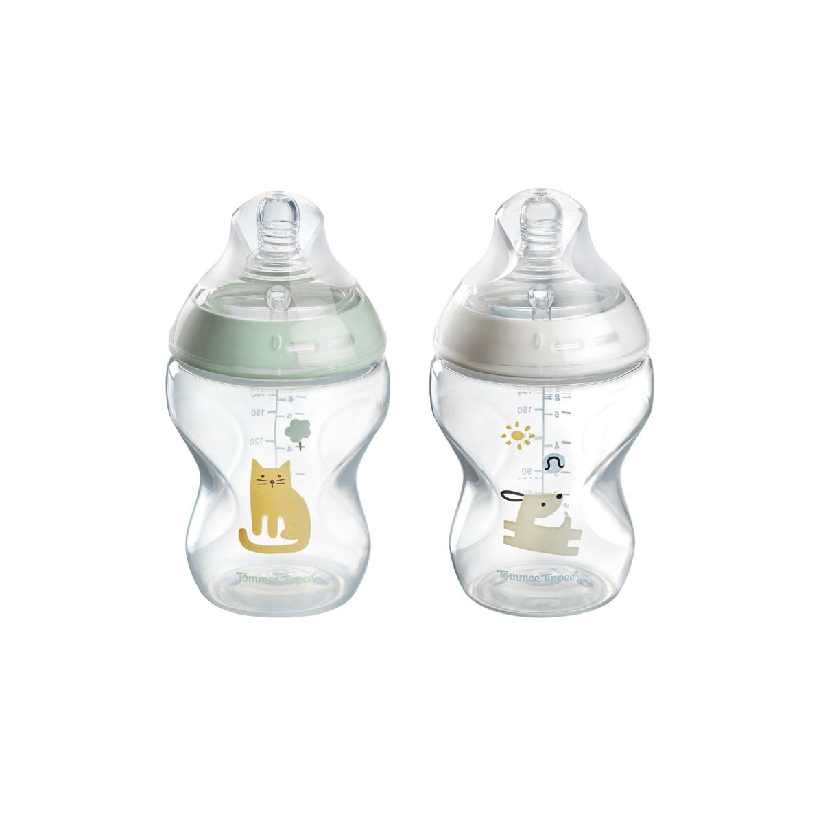 Tommee Tippee Natural Start baby bottles 260ml pack, imported from the UK