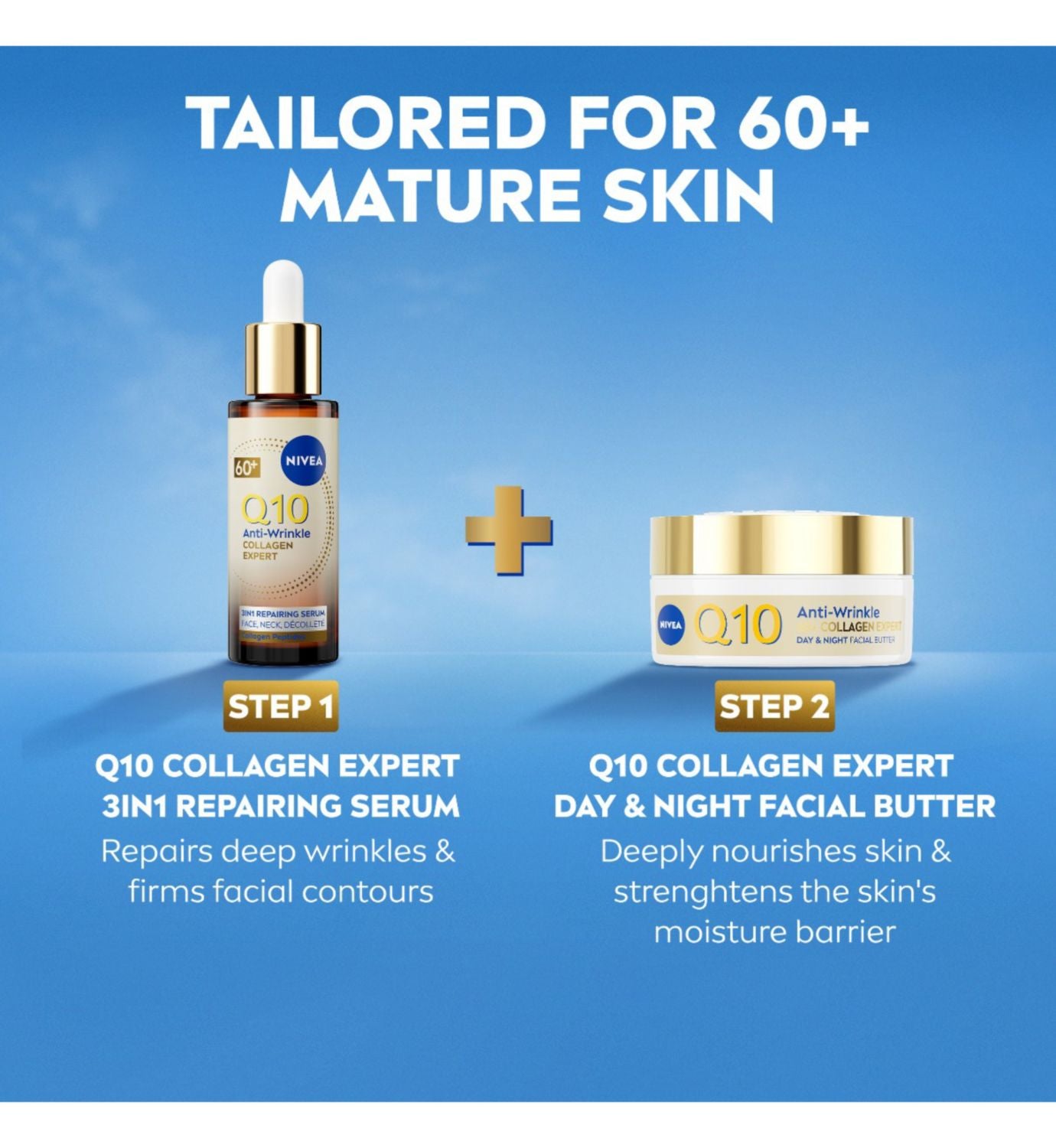 NIVEA Q10 Collagen Expert 3in1 serum 30ml - British product