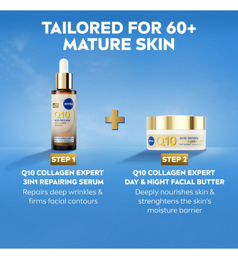 NIVEA Q10 Collagen Expert 3in1 serum 30ml - British product