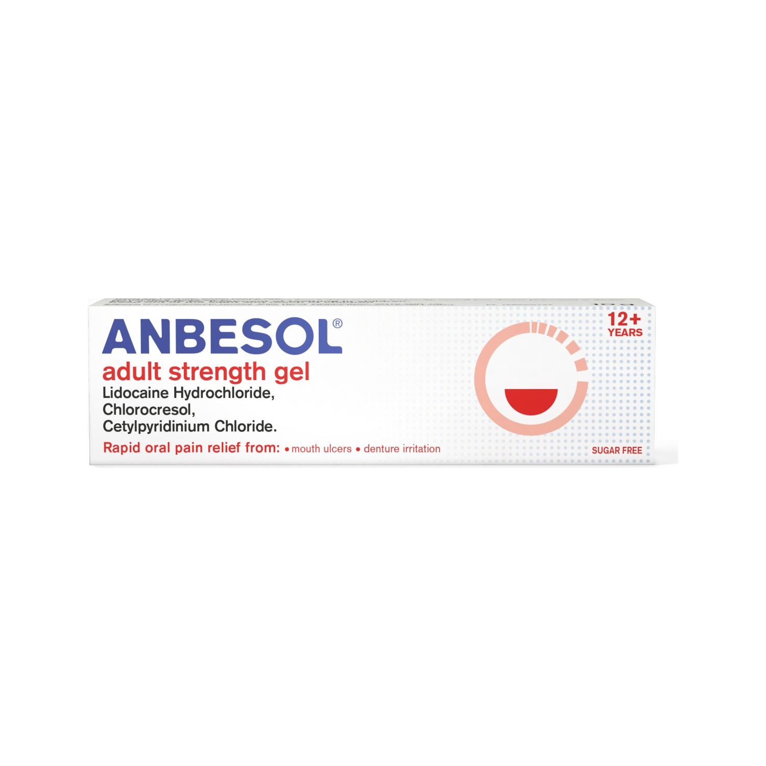 Anbesol adult strength oral gel 10g (British brand)
