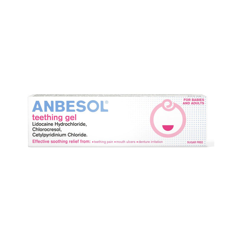 Anbesol teething gel with lidocaine 10g, UK version