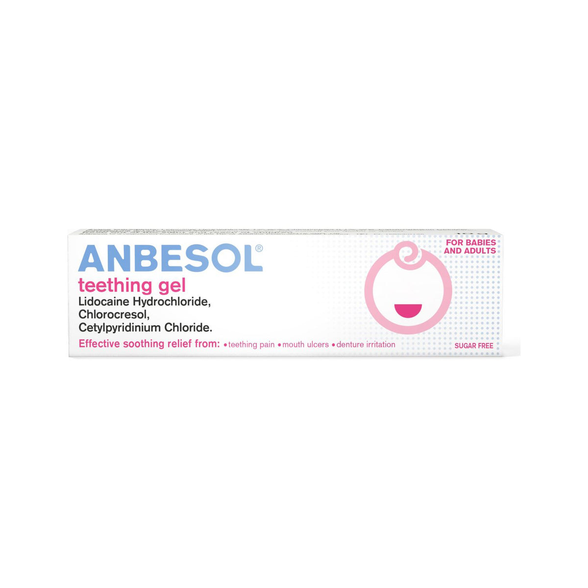Anbesol teething gel with lidocaine 10g, UK version