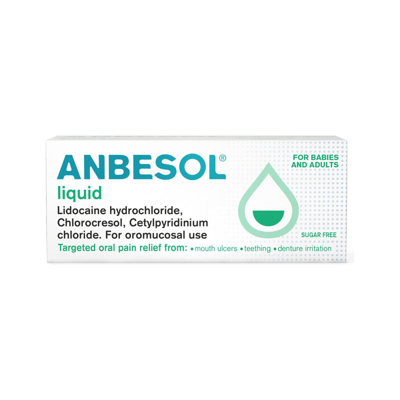 Anbesol liquid oral anaesthetic 10ml (British brand)