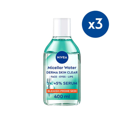 Boots NIVEA Derma Skin Clear Serum Infused Micellar Water 400ml- Buy online at McGrocer