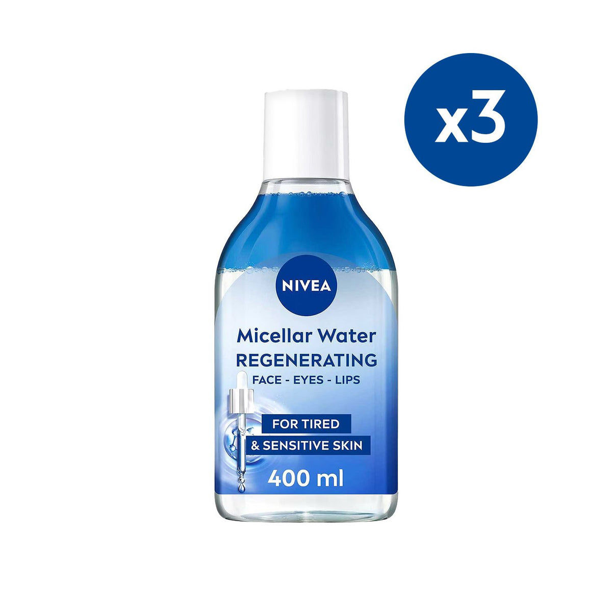 NIVEA Regenerating Micellar Water 400ml, imported from the UK