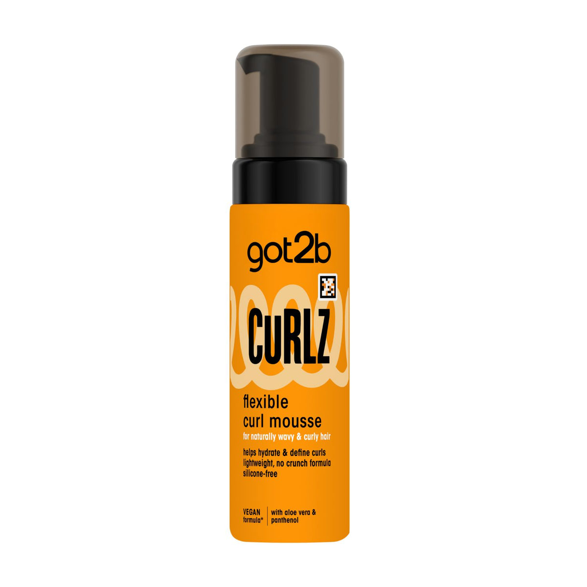 Got2b Curlz flexible curl mousse 200ml (British brand)