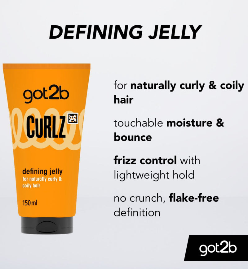 got2b Curlz defining jelly 150ml - British product